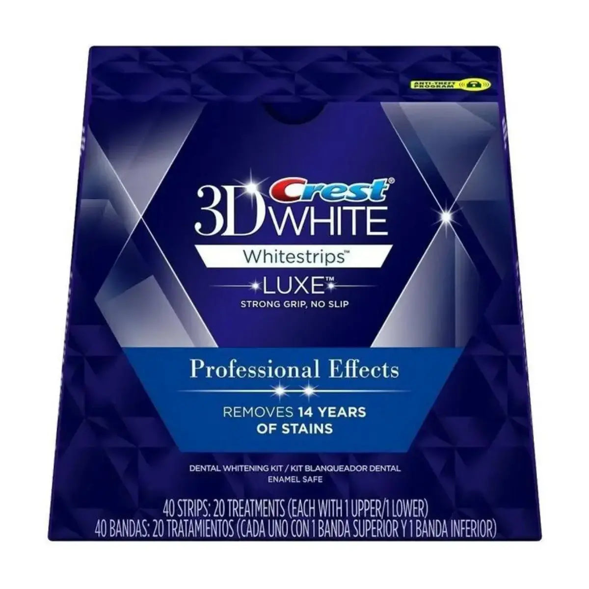 Koop Crest Glamorous 3D White Whitestrips en krijg 50% korting op Crest Professional Effects Luxe Whitestrips!