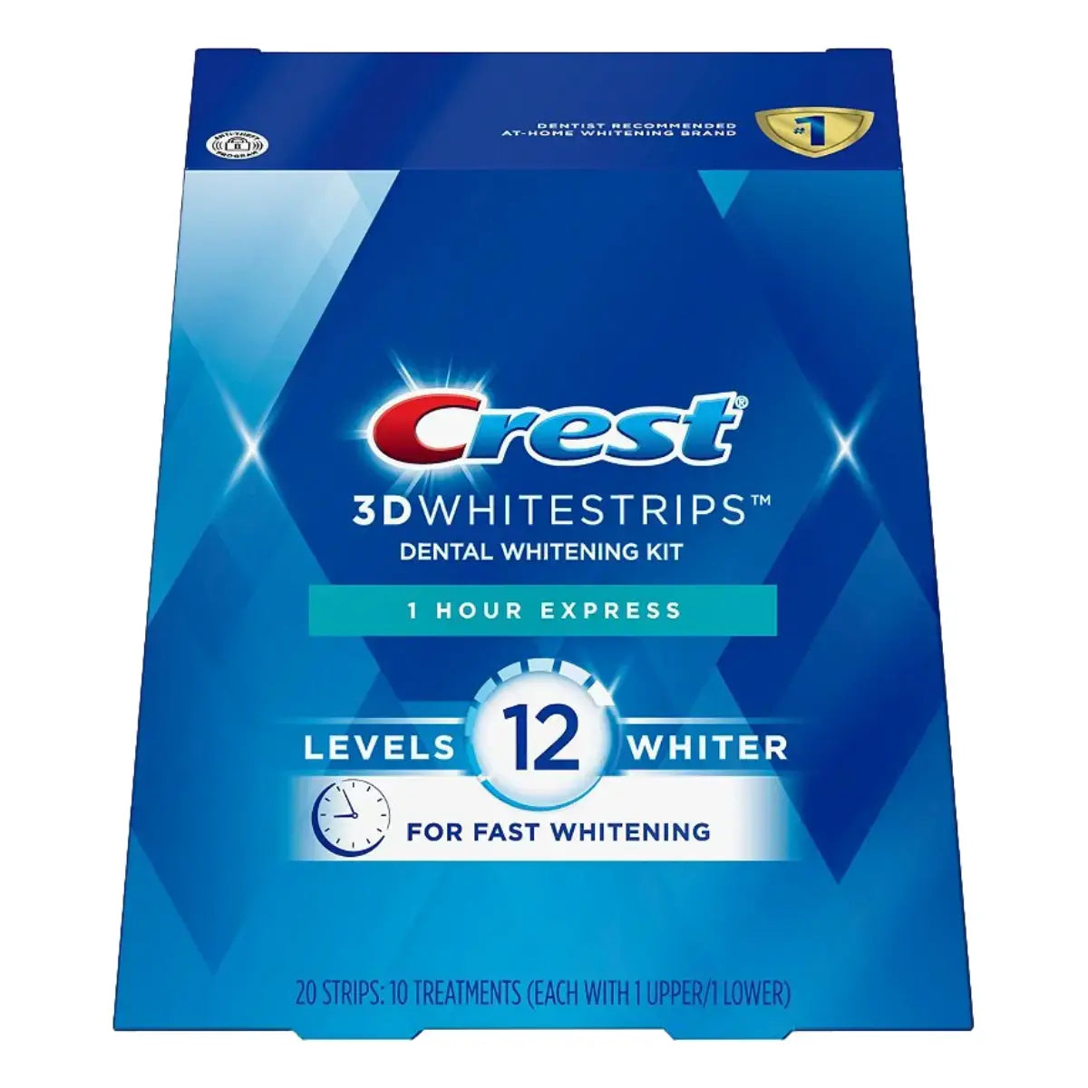 Bleekstrips Crest 1 Hour Express 12 Levels Whiter Whitestrips