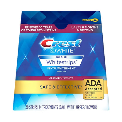 Koop Crest Glamorous 3D White Whitestrips en krijg 50% korting op Crest Professional Effects Luxe Whitestrips!