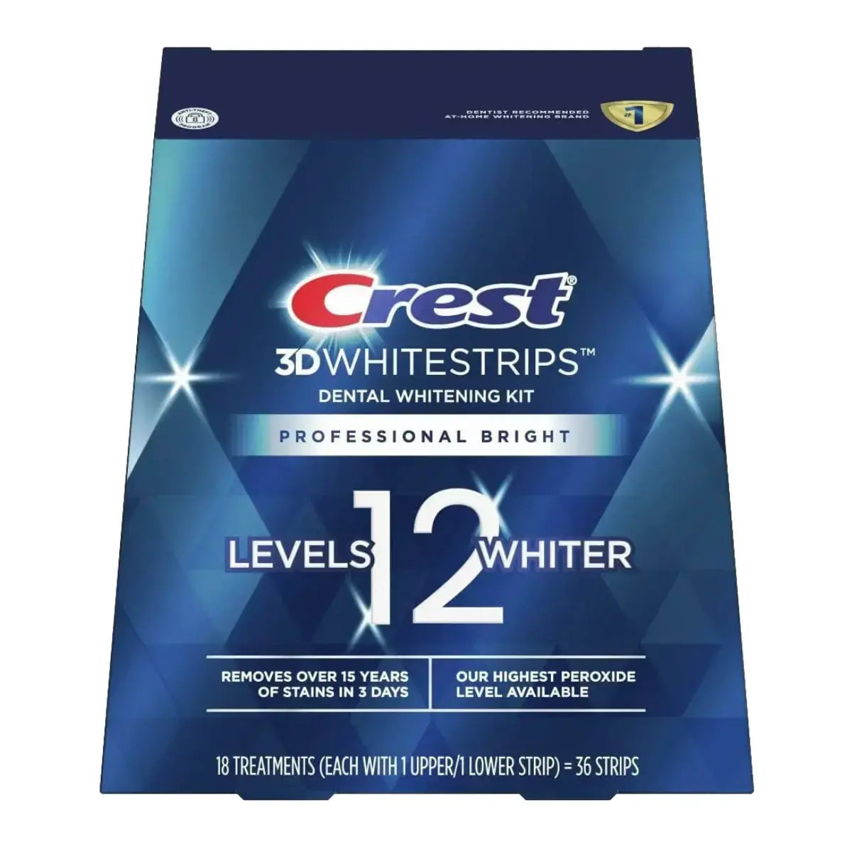 Bleekstrips Crest 3D Whitestrips Professional Bright 12 Levels Whiter