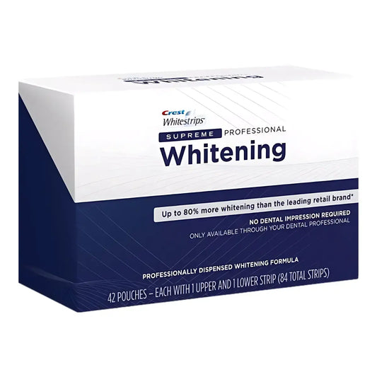 Koop Crest Professional Supreme Whitestrips en krijg een tweede verpakking voor de halve prijs!