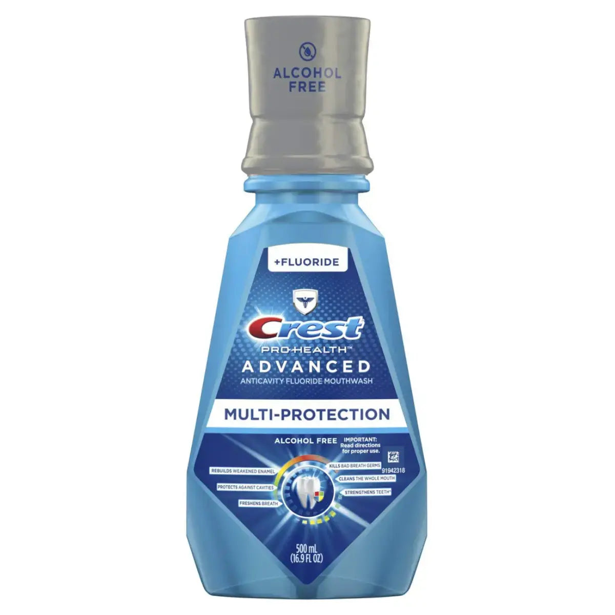 Mondwater Crest Pro-Health Advanced Multi-Protection +Fluoride 500 ml