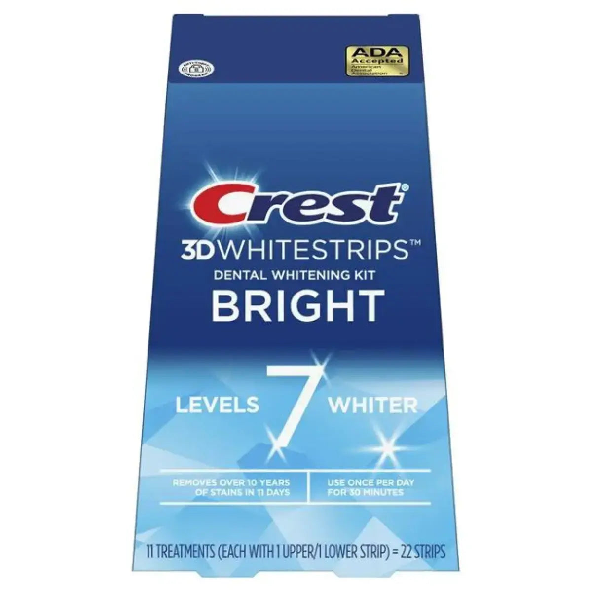 Bleekstrips Crest Bright 7 Levels Whiter Whitestrips