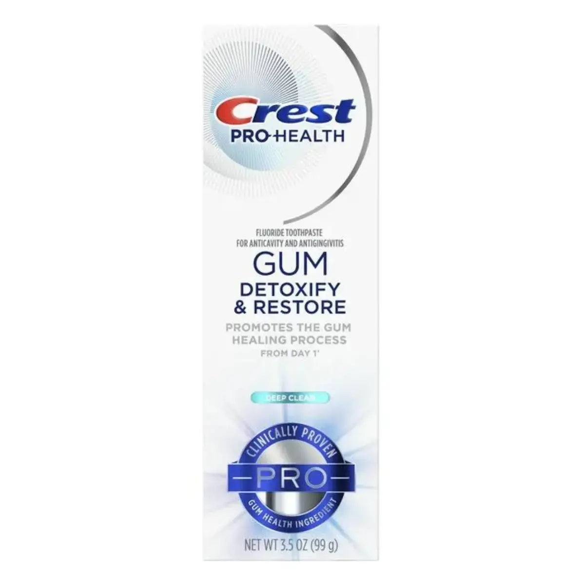 Tandpasta Crest Pro+Health Gum Detoxify and Restore Deep Clean Pro 99g