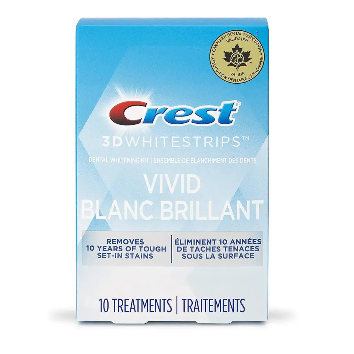 Bleekstrips Crest Vivid Blanc Brillant Whitestrips