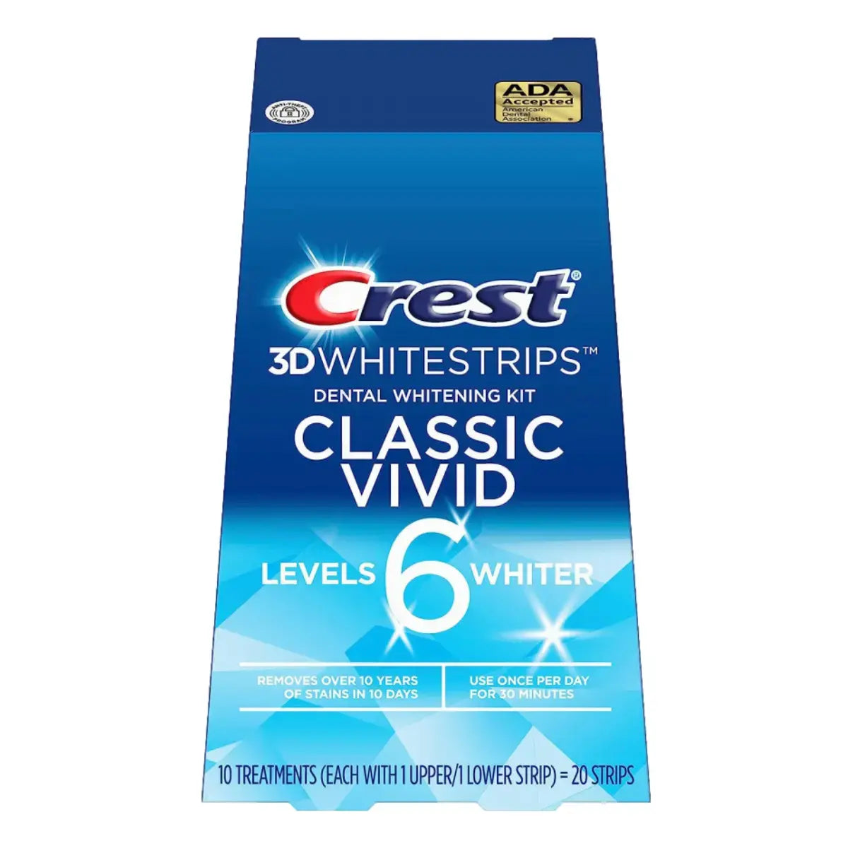 Bleekstrips Crest Classic Vivid 6 Levels Whiter Whitestrips